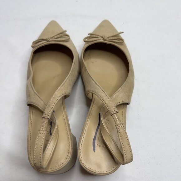 J.Crew Slingback Bow Heels in Saddle Size 8 BJ253 - Picture 6 of 12
